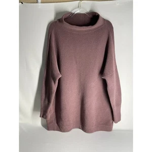 Free People maglione tunica ottomano slouchy oversize noce moscata marrone taglia large - Foto 1 di 4