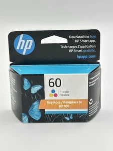 Original HP 60 Tri-Color Tintenpatrone CC643WN versiegelt EXP 07/2025 - Bild 1 von 5