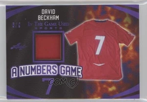 Hoja ITG 2024 Usado Deportes Números A Juego Púrpura Holo/9 David Beckham #ANG-07 - Imagen 1 de 3
