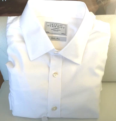 Charles Tyrwhitt Non-Iron  Classic Fit Shirt Men's. 18” Neck, 37” Sleeve NWOT - Image 1 of 4