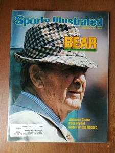 Sports Illustrated November 23 1981 Paul Bear Bryant Alabama Football 325 - Picture 1 of 2