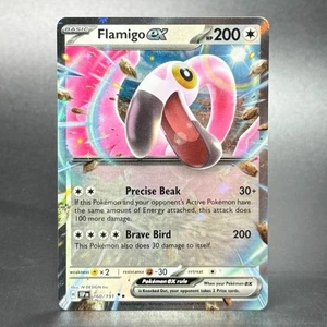 Pokemon Escarlata y Violeta: Chispas Surgentes #160/191 Flamigo ex Doble Raro - Imagen 1 de 2