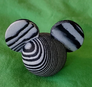 DISNEY MICKEY OREJAS ANIMAL REINO CEBRA ANTENA TOPPER * BLANCO Y NEGRO * - Imagen 1 de 5