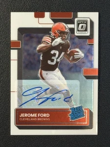 Donruss Optic Jerome Ford 2022 clasificación #280 novato automático/150 Browns - Imagen 1 de 3