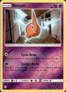Pokemon Reverse Holo Rotom SM - Kosmische Finsternis 86/236 LP - Bild 1 von 2