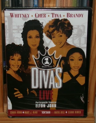 VH1 DIVAS LIVE 99 NEW BRAZIL DVD WHITNEY HOUSTON TINA TURNER CHER BRANDY ELTON - Image 1 of 4