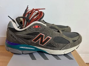2023 New Balance 990v3 YCMC USA Dark Camo / Camo Green / Prism Purple Gr. 13 - Bild 1 von 8