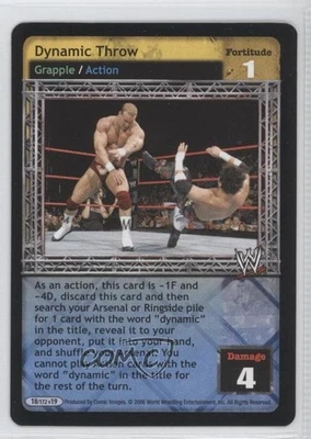 2006 WWE Raw Deal Trading Card Game Chris Masters Tajiri Dynamic Throw - Image 1 of 2