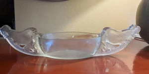 RARE R. LALIQUE "JARDINIERE MESAGES" BIRD CRYSTAL GLASS CIRCA 1927, MODEL 3462 - Picture 1 of 8
