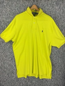 Polo Ralph Lauren Men’s XL TG Short Sleeve 2 Button Cotton Golf Shirt - Picture 1 of 3