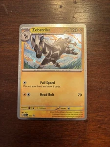 Zebstrika SVP 201 2025 Scarlet & Violet Black Star Promo Cosmos Holo - Picture 1 of 1
