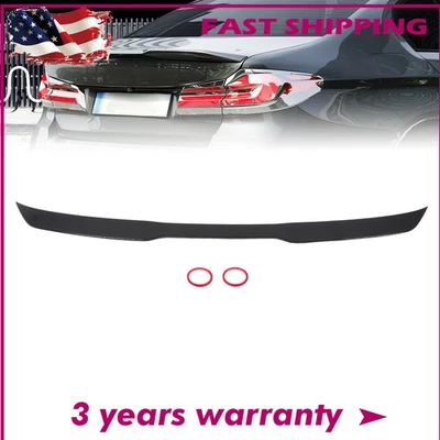 M Style Rear Trunk Spoiler Gloss Black For17-23 BMW G30 5-Series F90 M5 Sedan - Изображение 1 из 4
