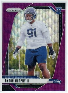 2024 Panini Prizm Byron Murphy II Purple Wave Prizm RC /99 - Picture 1 of 2