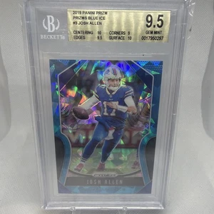Josh Allen 2019 Panini Prizm #3 Blue Ice 49/99 BGS 9,5 gema como nueva segundo año 2 10s - Imagen 1 de 2