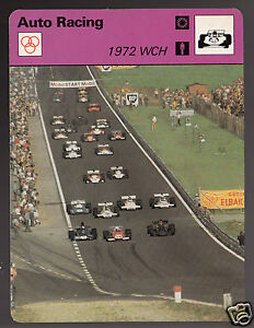 1972 WCH Austria Grand Prix Photo Emerson Fittipaldi 1978 SPORTSCASTER CARD 1910