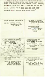 RAR! "Winnie The Pooh" Vic Lockman Skriptseite mit Illustrationen Echtheitszertifikat - Bild 1 von 2