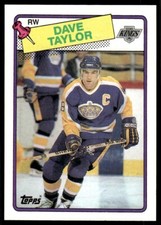1988-89 Topps NHL Dave Taylor Los Angeles Kings #46