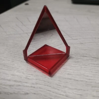 Laser Khet 2.0 Game Replacement Part Piece Red Pyramid  - Image 1 of 2