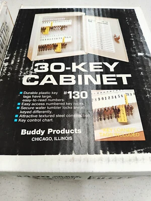 2 Buddy Products 30 Key Cabinet Lock Boxes #130  - Image 1 of 3