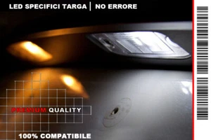 ✨ COPPIA LAMPADINE LED TARGA "MERCEDES-BENZ ML (W164)" GHIACCIO (2005-2009) ✨ - Foto 1 di 2
