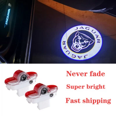 2 LED 3D Door Welcome Courtesy Ghost Shadow Lights For Jaguar XK 2007-2015 - Image 1 of 4
