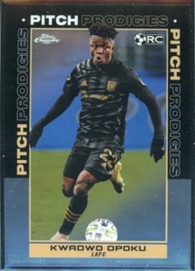 2021 Topps Chrome MLS Kwadwo Opoku Pitch Prodigies Rookie Los Angeles #200 - Picture 1 of 1