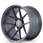 (4) 20X10.5/20X11.5" Staggered Ferrada Wheels F8-Fr8 Matte Graphite Rims (B4)