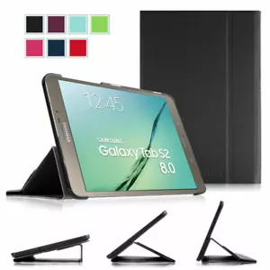Case for Samsung Galaxy Tab S2 8.0" Slim Stand Cover Supports 3 Viewing Angles - Picture 1 of 12