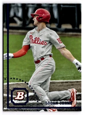 2022 Bowman Heritage - Prospects Logan Cerny Rookie Card #BHP-65 Phillies - Image 1 of 2