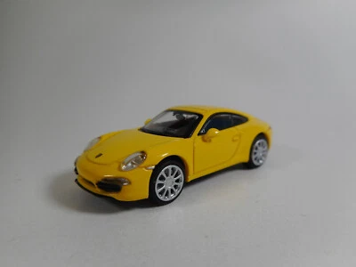 Minichamps 1:87 2013 Porsche 911 Carrera S Giallo Modello Finitto - Immagine 1 di 4