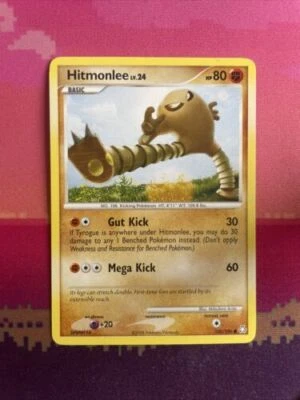 Pokemon Card Hitmonlee Legend Awakened Common 100/146 Near Mint - Image 1 of 2