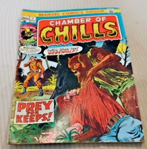 Cómics Marvel 1973 variante Chamber of Chills 7 Mark Jewelers - Imagen 1 de 1