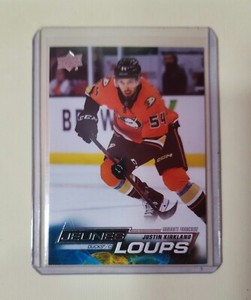 2022-23 upper deck extended Justin kirkland Jeunes Loups French young guns #725