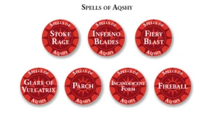 Magic Spells, Weapons & Relics Tokens Warhammer Age Sigmar Malign Sorcery Endess - Picture 1 of 29