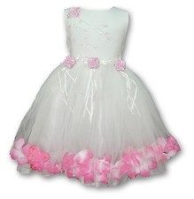  Flower Girl Party Bridesmaid Wedding Pageant Dress 9-12 Months to 6-7 Years