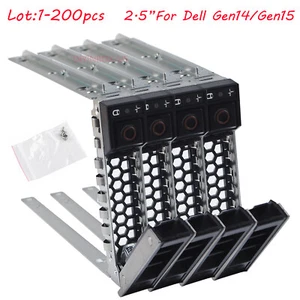Lot Dell DXD9H GEN14/G15 2.5" HDD Caddy Tray R750 R650 R550 R450 T550 T350 R640 - Picture 1 of 13