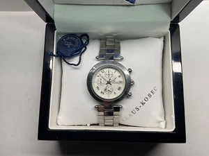 Klaus Kobec Model No. KKG1913 Stainless Steel Watch w/Box - Picture 1 of 6