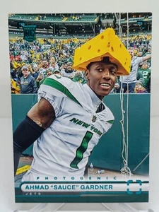 2022 Chronicles Ahmad “Sauce” Gardner Photogenic Teal Rookie New York Jets - Picture 1 of 2