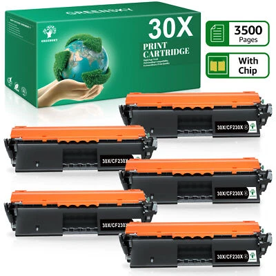 Toner Cartridge compatible with HP CF230A CF230X LaserJet M227fdn M227sdn Lot - Image 1 of 4