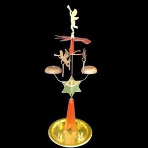 Vintage BABY KLOCKSPEL Made in Sweden 1940s 1950s Mini Candle Angel Chimes - Picture 1 of 22