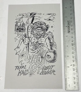 Bwana Cucchiai Kickstarter Stampa Terri King Stivali Legger Gravy Giocattoli Chi è? Art - Foto 1 di 2