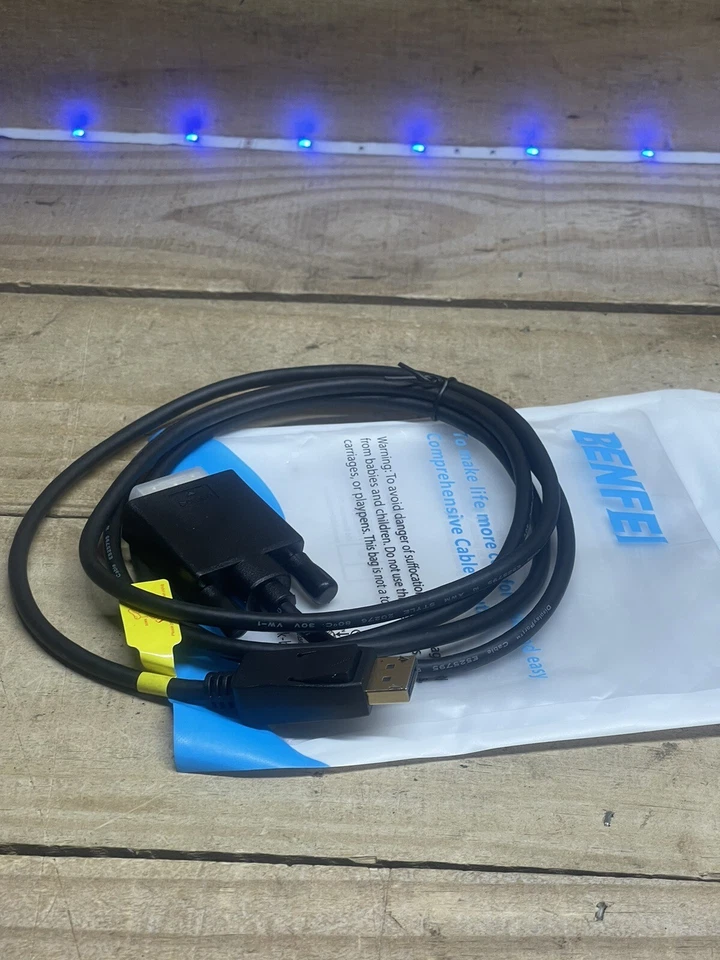 BENFEI DisplayPort to DVI Adapter, Display Port to DVI Converter Male to Male - Image 1 of 3