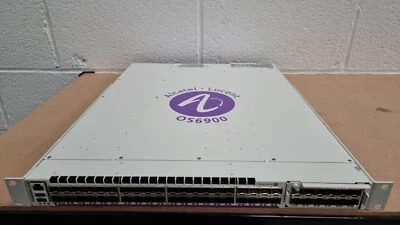 Alcatel-Lucent OS6900-X40-R 64 Port 10GbE SFP+ Network Switch 1x PSU OS-XNI-U12 - Image 1 of 3