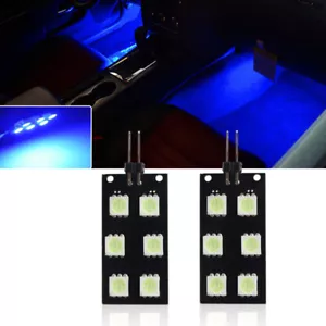 2 PIEZAS luces LED ultra azules ultra azules atmósfera frontal para Audi A4 S4 B8 2008-2015 - Imagen 1 de 11