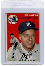 1954 Topps Ed Lopat New York Yankees #5