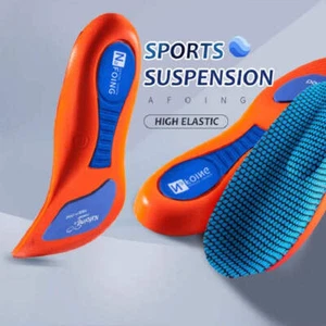 Sport Orthopedic Insoles for Feet Men Women EVA Breathable Shock Absorption Shoe - Picture 1 of 8