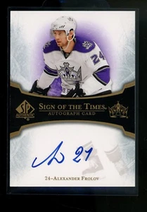 2007-08 (KINGS) SP authentisches Zeichen der Zeit #STAF Alexander Frolov Auto - Bild 1 von 2