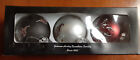 Harley Davidson Glass Ball Christmas Ornaments Set of 3 2010
