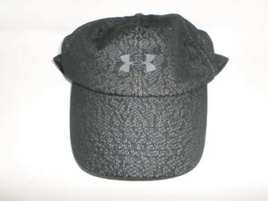 Under Armour Women's Hat Free Fit OSFA Black with Design Adjustable Strap - Picture 1 of 6