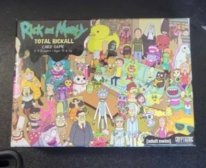 Cryptozoic Rick and Morty Total Rickall Cooperative Card Game USED/COMPLETE - Picture 1 of 2